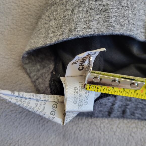 REEBOK Sports Bra Womens Large Heathered Gray Padded Peekaboo Back Run Gym Yoga - Picture 2 of 12